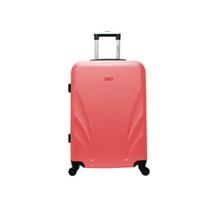 Mala De Viajem Abs 24 Rosa Com Rodas 360 Mala De Viajem Abs 24 Rosa Com Rodas 360