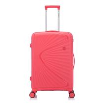 Mala Denlex Grande 4 Rodas Giro 360 Polipropileno 76cm Rosa