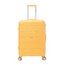 Mala Denlex Pequena Polipropileno Viagem Rodas Duplas Giro 360 Amarela Mala Denlex Pequena Polipropileno Viagem Rodas Duplas Giro 360 Amarela