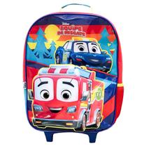 Mala Escolar Equipe de Resgate Disney Rodinhas G Infantil Dermiwil