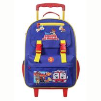 Mala Escolar Equipe de Resgate Disney Rodinhas G Infantil Dermiwil
