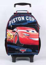 Mala escolar g c/ rodinhas carros effect