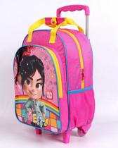 Mala escolar g c/ rodinhas wifi ralph vanellope max
