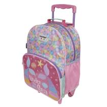 Mala Escolar G com Rodinhas Infantil Menina Sereia Under The Sea Container Kids Mala Escolar G com Rodinhas Infantil Menina Sereia Under The Sea Container Kids