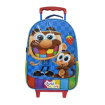 Mala Escolar José Comilão Rodinhas Infantil Dermiwil Mala Escolar José Comilão Rodinhas Infantil Dermiwil