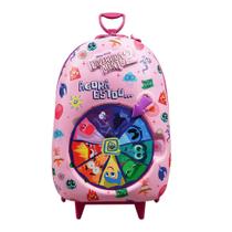 Mala Escolar Rodas Infantil Divertidamente Interativa 3D Mala Escolar Rodas Infantil Divertidamente Interativa 3D