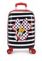 Mala Escolar / Viagem Minnie Mouse Disney C/ Cadeado Tam P bordo - MF10406MM