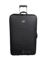 Mala grande 32kg com rodinhas em tecido