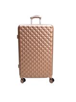 Mala Grande 35Kg Expansível Diamond Dourada Ultra Leve