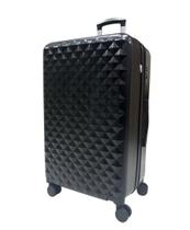 Mala Grande 35Kg Expansível Preta Diamond Ultra Leve