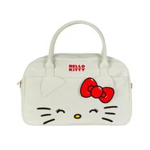 Mala Grande Bolsa de Viagem Hello Kitty Off White Branca