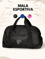 Mala grande Nylon Academia - Coração Mesclado - Bolsa de Treinamento - Crossbody - Sport Bags - Yoga ao ar livre - Fitness - Viagem - Armazenamento -