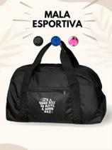 Mala grande Nylon Academia - Its a Good Day - Bolsa de Treinamento - Crossbody - Sport Bags - Yoga ao ar livre - Fitness - Viagem - Armazenamento - St