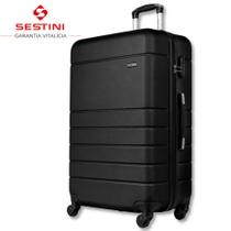 Mala Grande Sestini 23kg/32kg Super Espaçosa e ABS Resistente Para Despachar, Rodas 360 Graus, Produto Original com Garantia Vitalícia 75x50x29cm Mala Grande Sestini 23kg/32kg Super Espaçosa e ABS Resistente Para Despachar, Rodas 360 Graus, Produto Original com Garantia Vitalícia 75x50x29cm