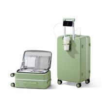 Mala Hanke Carry On de 20 polegadas com fechadura TSA e porta-copos