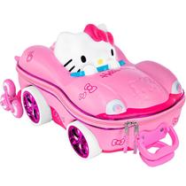 Mala Hello Kitty Carrinho Mochila Relevo 3D Rodinha - Maxtoy