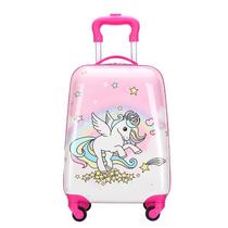 Mala Infantil ABS 47x29x20cm - Ideal para Escola e Viagem, Leve e com Rodinhas 360