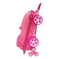 Mala Infantil Barbie Conversível 3D com Rodinhas - Rosa Mala Infantil Barbie Conversível 3D com Rodinhas - Rosa