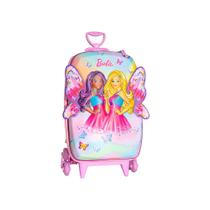 Mala Infantil Barbie Fada 3D com Rodinhas Multicolorida Mala Infantil Barbie Fada 3D com Rodinhas Multicolorida