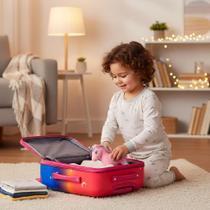 Mala Infantil Barbie Pegasus 3D Rodinhas Multicolorida Tamanho Pequeno Escolar Viagem Mala Infantil Barbie Pegasus 3D Rodinhas Multicolorida Tamanho Pequeno Escolar Viagem