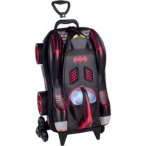 Mala Infantil Batman 3D com Rodinhas - Preta Mala Infantil Batman 3D com Rodinhas - Preta