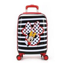 Mala Infantil Bordo Minnie Mouse 360 ABS Luxcel Original