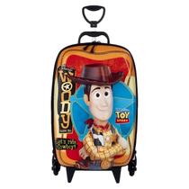 Mala Infantil Bordo Mochila Escolar Rodinha Toy Story Woody