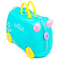 Mala Infantil Com Rodinhas 2 em 1 Trunki Una Unicórnio Azul Mala Infantil Com Rodinhas 2 em 1 Trunki Una Unicórnio Azul