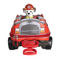 Mala Infantil Escolar HotWheels Patrulha Canina Carrinho Formato 3D Maxtoy Abertura Frontal