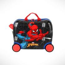 Mala Infantil Escolar Sipiderman Homem Aranha Com Carona