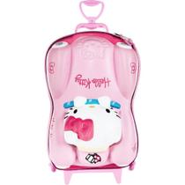 Mala Infantil Hello Kitty 3D Com Rodas Rosa