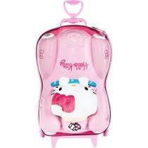 Mala Infantil Hello Kitty 3D com Rodinhas Rosa