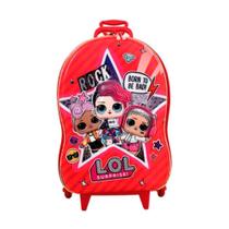 Mala Infantil MaxToy Lol Mc 38 Litros Vermelho Mala Infantil MaxToy Lol Mc 38 Litros Vermelho