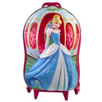 Mala Infantil Maxtoy Princesa Cinderela Carruagem