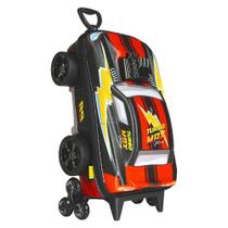 Mala Infantil Turbo Max 3D com Rodinhas - Preta Mala Infantil Turbo Max 3D com Rodinhas - Preta