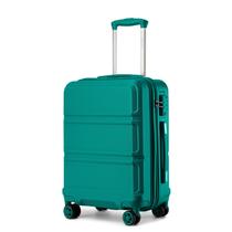 Mala Kono de 20" turquesa leve giratória TSA Lock Mala Kono de 20" turquesa leve giratória TSA Lock