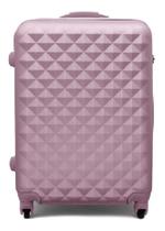 Mala M 24 Viagem Bagagem Media Diamante Rose Gold Qls