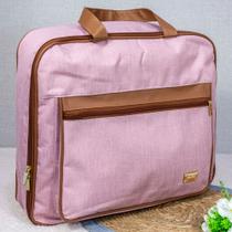 Mala maternidade casual luxo rosê