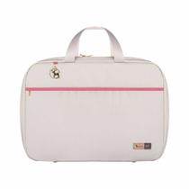Mala Maternidade Cores - Creme e Pink