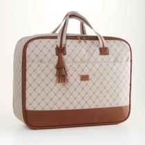 Mala Maternidade De Mão Bella Bege.