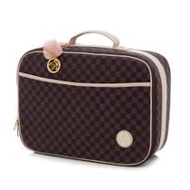 Mala Maternidade Lequiqui Escocesa Colour - Marrom c/ Rosa Mala Maternidade Lequiqui Escocesa Colour - Marrom c/ Rosa