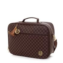 Mala Maternidade Lequiqui Escocesa - Marrom