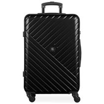 Mala Média 23 Kg ABS 4 Rodas 26" Detroit Preta Mala Média 23 Kg ABS 4 Rodas 26" Detroit Preta