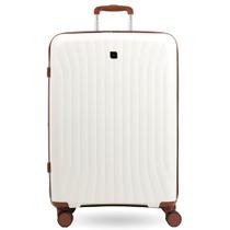 Mala Média 23 Kg Polipropileno 4 Rodas Swiss One Topázio Off White