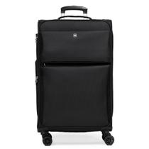 Mala Média Poliéster 4 Rodas Swiss One Verbier II Preto