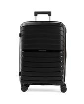 Mala Média Polipropileno 23kg Bagaggio Rover 360 Rígida Cadeado Cor:Preto Mala Média Polipropileno 23kg Bagaggio Rover 360 Rígida Cadeado Cor:Preto