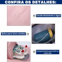 Mala Mochila Academia Viagem Esportiva Alto Padrao Compartimento Para Tenis