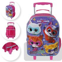 Mala Mochila com Rodinhas e Estojo Infantil