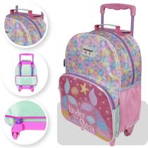 Mala Mochila com Rodinhas e Estojo Infantil - Dermiwil