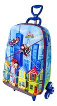 Mala Mochila Escolar Infantil Diplomata Spidey City 3D Max Toy Mala Mochila Escolar Infantil Diplomata Spidey City 3D Max Toy